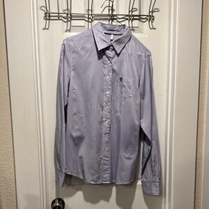 Women’s Cinch Purple Striped Shirt